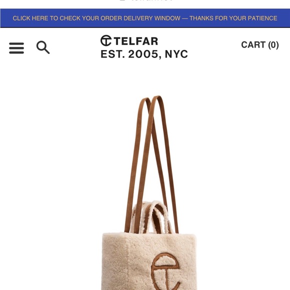 UGG X TELFAR
MEDIUM REVERSE SHEARLING SHOPPER - Picture 2 of 5